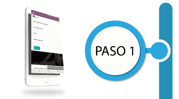 Completa el formulario Paso 1